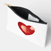 heart shaped pencil case etui (Open)