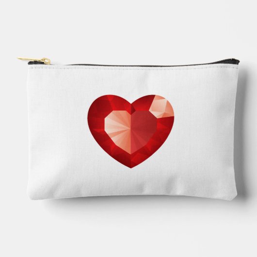 heart shaped pencil case etui (Voorkant)