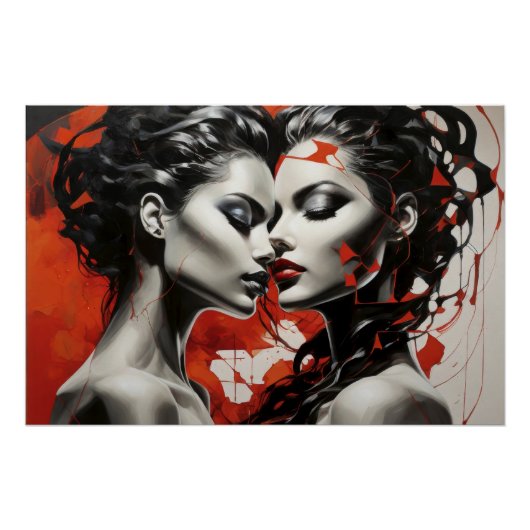 Heart-Shaped Perfect Poster (Voorkant)