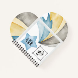 Heart Shaped Personalized Notebook Notitieboek