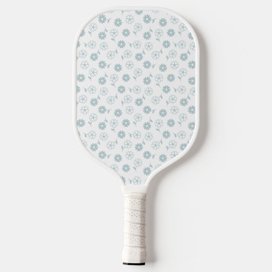 Heart Shaped Petal Flowers Pickleball Paddle (Achterkant)