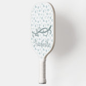Heart Shaped Petal Flowers Pickleball Paddle (Links)