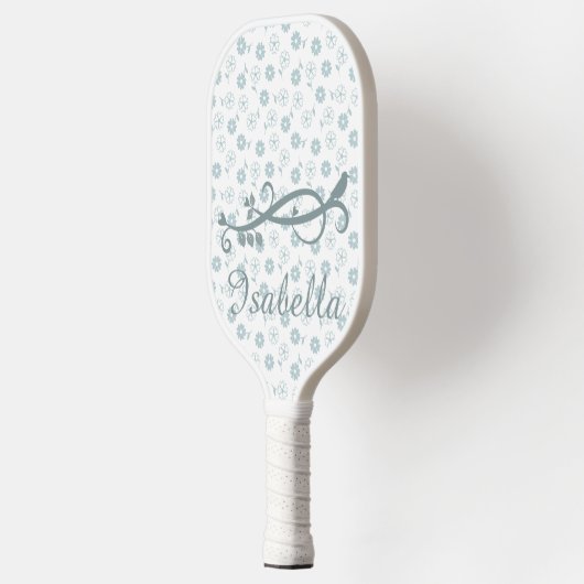 Heart Shaped Petal Flowers Pickleball Paddle (Links)