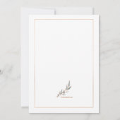 Heart Shaped Photo Save the Date Announding Aankondiging (Achterkant)