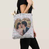 Heart Shaped Photo True Love Valentijns of Wedden Tote Bag (Dichtbij)