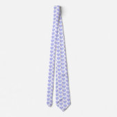 Heart Shaped Plaid Pink Blue Pastel Neck Tie Stropdas (Achterkant)