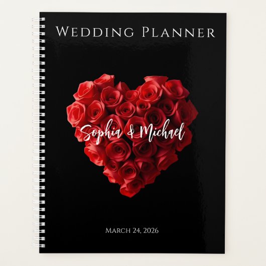 Heart Shaped Red Roses-Wedding Planner (Voorkant)