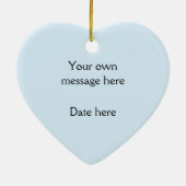 Heart Shaped Scotland Foto Ornament (Achterkant)