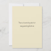 Heart Shaped Skeleton Hands Creepy Gothic Weddensc Kaart (Achterkant)