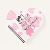 Heart Shaped Spiral Notebook – Customize Your Love Notitieboek (Voorkant)