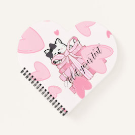 Heart Shaped Spiral Notebook – Customize Your Love Notitieboek