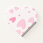 Heart Shaped Spiral Notebook – Customize Your Love Notitieboek (Achterkant)