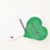 Heart-shaped spiral notebook/draaiboek notitieboek (Binnen)