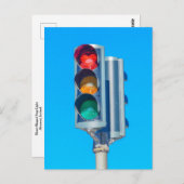 Heart-Shaped Stop Light, Akureyri, Iceland Briefkaart (Voorkant / Achterkant)