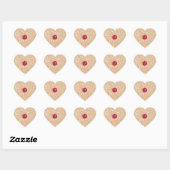 Heart-Shaped Sugar Cookie Stickers (Vel)