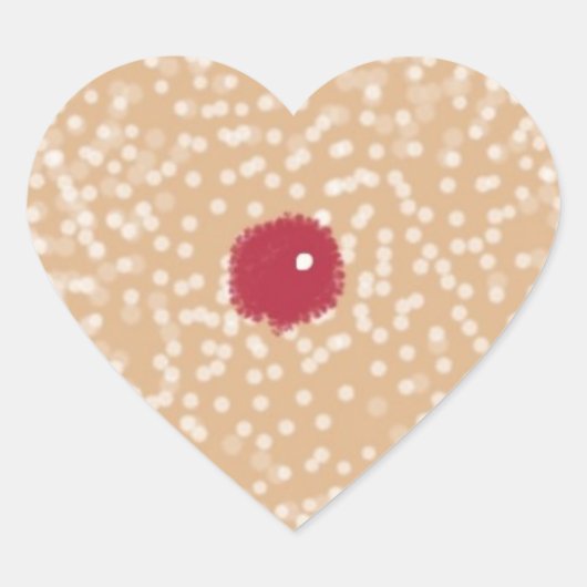 Heart-Shaped Sugar Cookie Stickers (Voorkant)