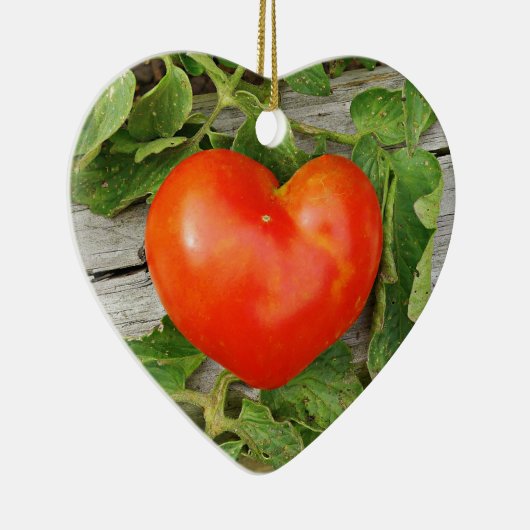 Heart Shaped Tomato Keramisch Ornament (Rechts)