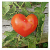 Heart Shaped Tomato Tegeltje (Voorkant)