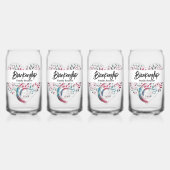 Heart Shaped Tree Family Reunion Template Blikvorm Glas (Voorkant)