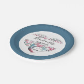 Heart Shaped Tree Family Reunion Template Papieren Bordje (Gekanteld)