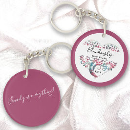 Heart Shaped Tree Family Reunion Template Sleutelhanger