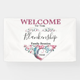 Heart Shaped Tree Family Reunion Template Spandoek