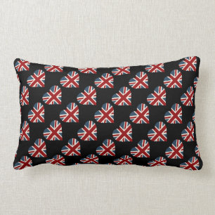 Heart Shaped Union Jack Flag Kussen
