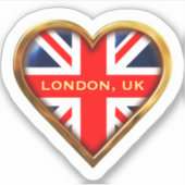 Heart-Shaped Union Jack Sticker (Voorkant)