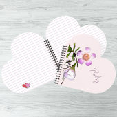 Heart Shaped Wax flower  Notitieboek