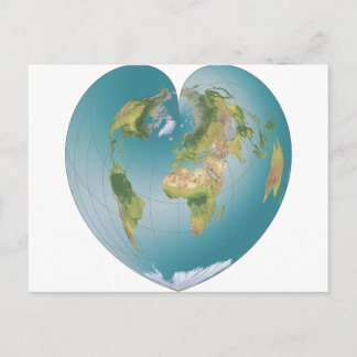 Heart-Shaped World Briefkaart