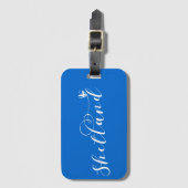 Heart Shetland Flag, Shetland Islands Bagagelabel (Voorkant (verticaal))