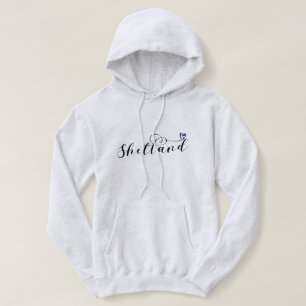 Heart Shetland Flag, Shetland Islands Hoodie