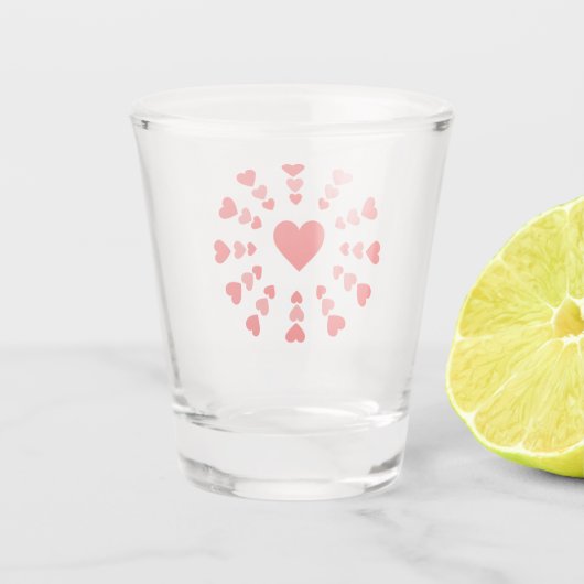 Heart Shot glass Glas (Achterkant)