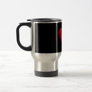 Heart Silhouette Valentijnsdag French Bulldog Gif Reisbeker