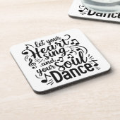 Heart Sing-Onderzetter Bier Onderzetter (Linkerzijde)