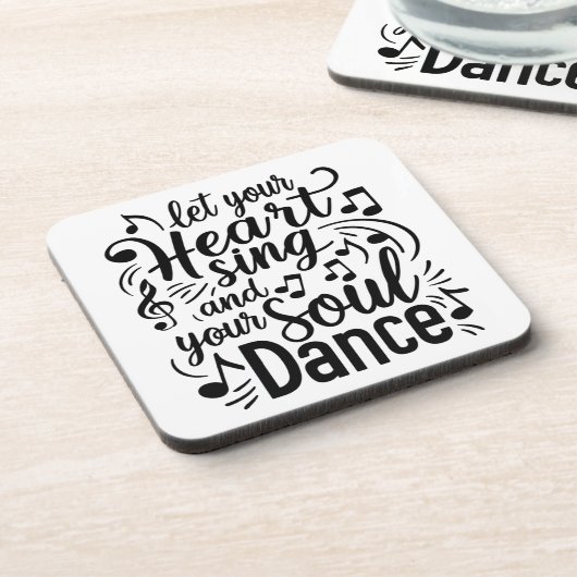 Heart Sing-Onderzetter Bier Onderzetter (Linkerzijde)