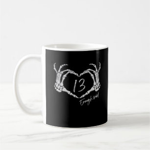 Heart Skeleton Hand Classic Koffiemok