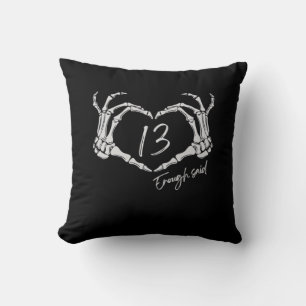 Heart Skeleton Hand Classic Kussen