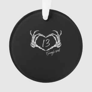 Heart Skeleton Hand Classic Ornament
