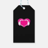 Heart Skeleton Hands Gothic Valentijn Classic Cadeaulabel (Voorkant)