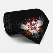 Heart Skulls Stropdas (Opgerold)