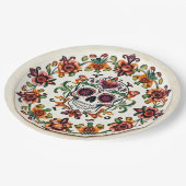 💀🎉Heart & Skullware Día de los Muertos Papieren Bordje (Gekanteld)