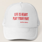 HEART SLOGAN TRUCKER PET (Voorkant)
