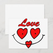 Heart Smiley Face (Voorkant / Achterkant)