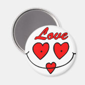 Heart Smiley Face Magneet (Voorkant / Achterkant)