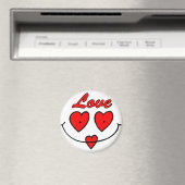 Heart Smiley Face Magneet (Insitu (Vaatwasser))