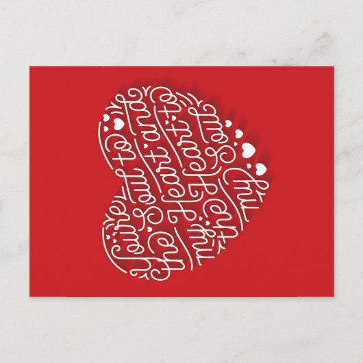 HEART SOUL / Postcard Feestdagenkaart (Voorkant)