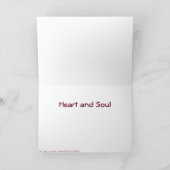 Heart & Soul romantische nerdy valentijn kaart (Binnen)