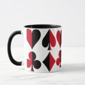Heart Spade Diamond Club Mok (Links)