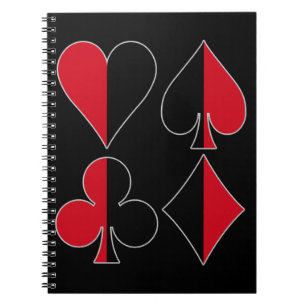 Heart Spade Diamond Club Notitieboek